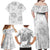 Samoa Lotu Tamaiti Family Matching Off Shoulder Maxi Dress and Hawaiian Shirt White Sun Day Beauty Hibiscus Ver01