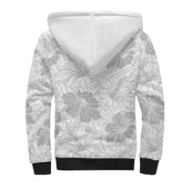 Samoa Lotu Tamaiti Sherpa Hoodie White Sun Day Beauty Hibiscus Ver01 LT9 - Polynesian Pride