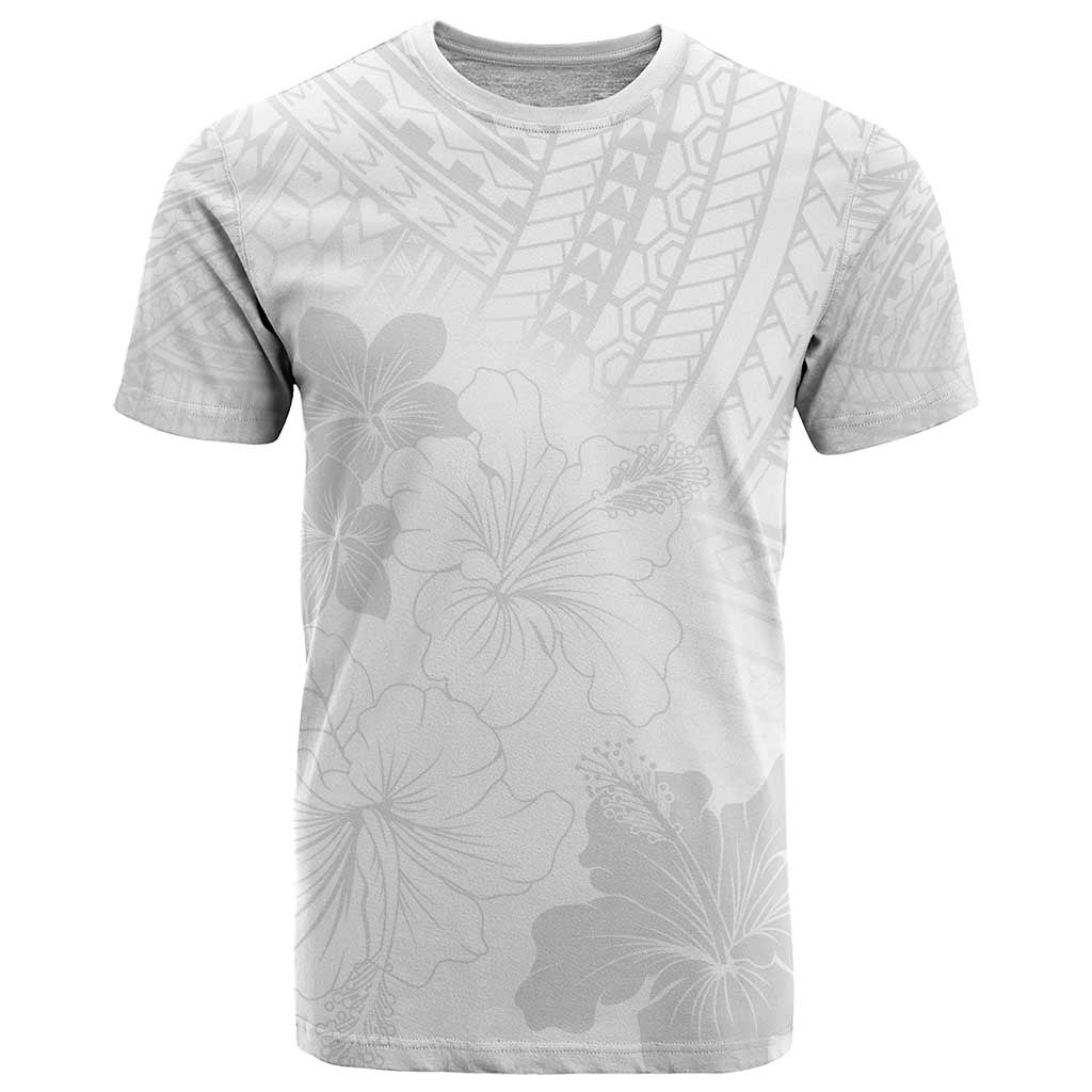 Samoa Lotu Tamaiti T Shirt White Sun Day Beauty Hibiscus Ver02