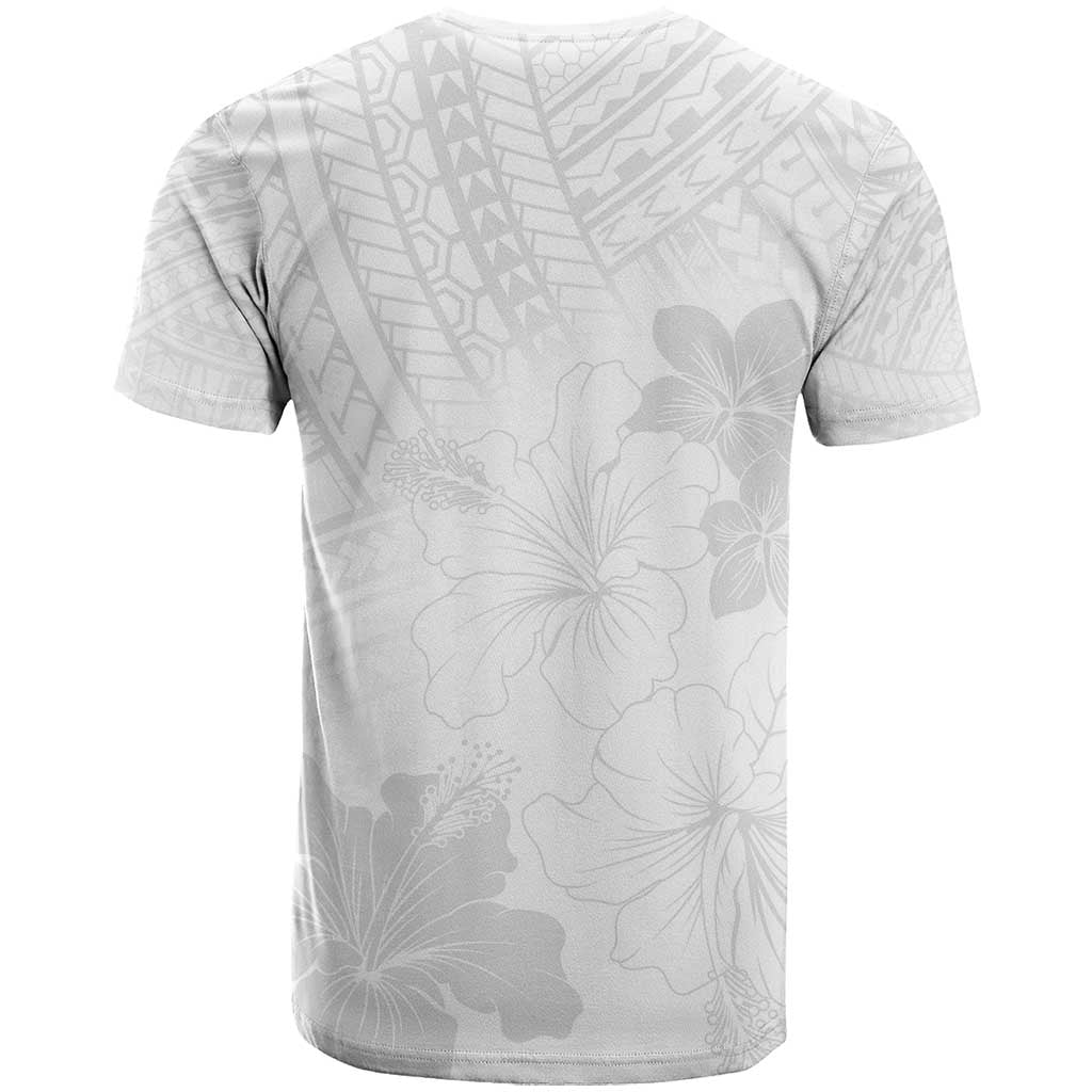 Samoa Lotu Tamaiti T Shirt White Sun Day Beauty Hibiscus Ver02