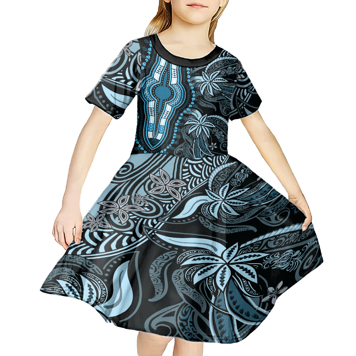 polynesia-dashiki-kid-short-sleeve-dress-polynesia-and-africa-traditional-special-together-blue