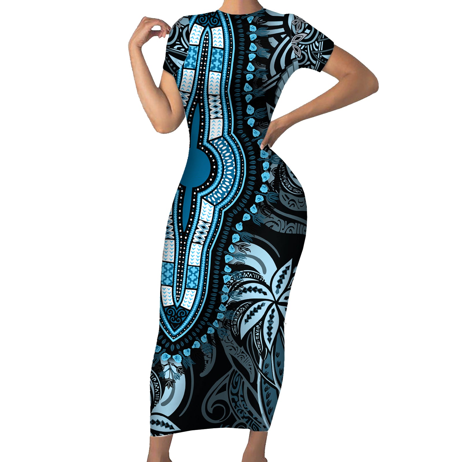 polynesia-dashiki-short-sleeve-bodycon-dress-polynesia-and-africa-traditional-special-together-blue