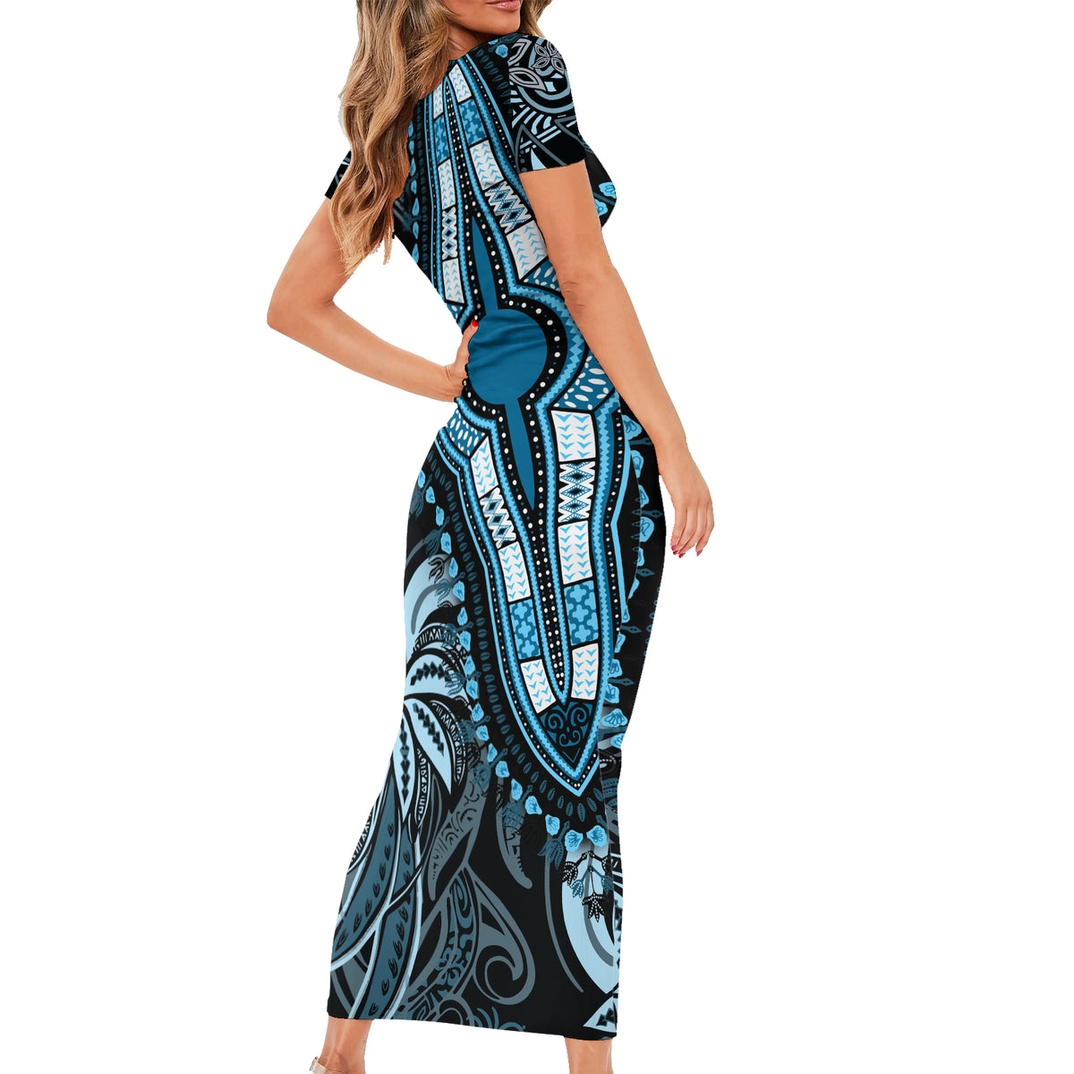polynesia-dashiki-short-sleeve-bodycon-dress-polynesia-and-africa-traditional-special-together-blue