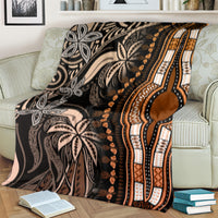 Polynesia Dashiki Blanket Polynesia and Africa Traditional Special Together Gold LT9 - Polynesian Pride