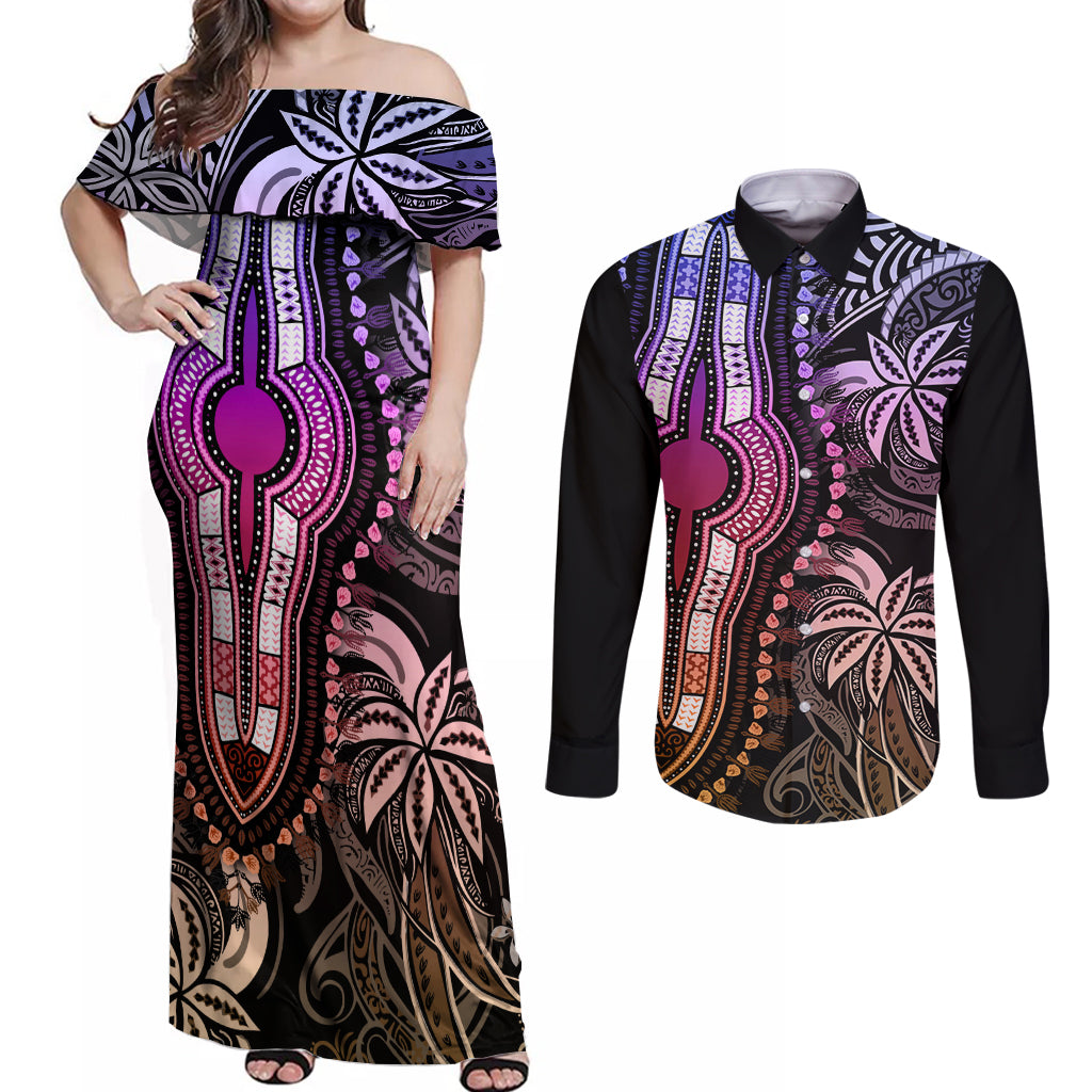 polynesia-dashiki-couples-matching-off-shoulder-maxi-dress-and-long-sleeve-button-shirts-polynesia-and-africa-traditional-special-together-pastel
