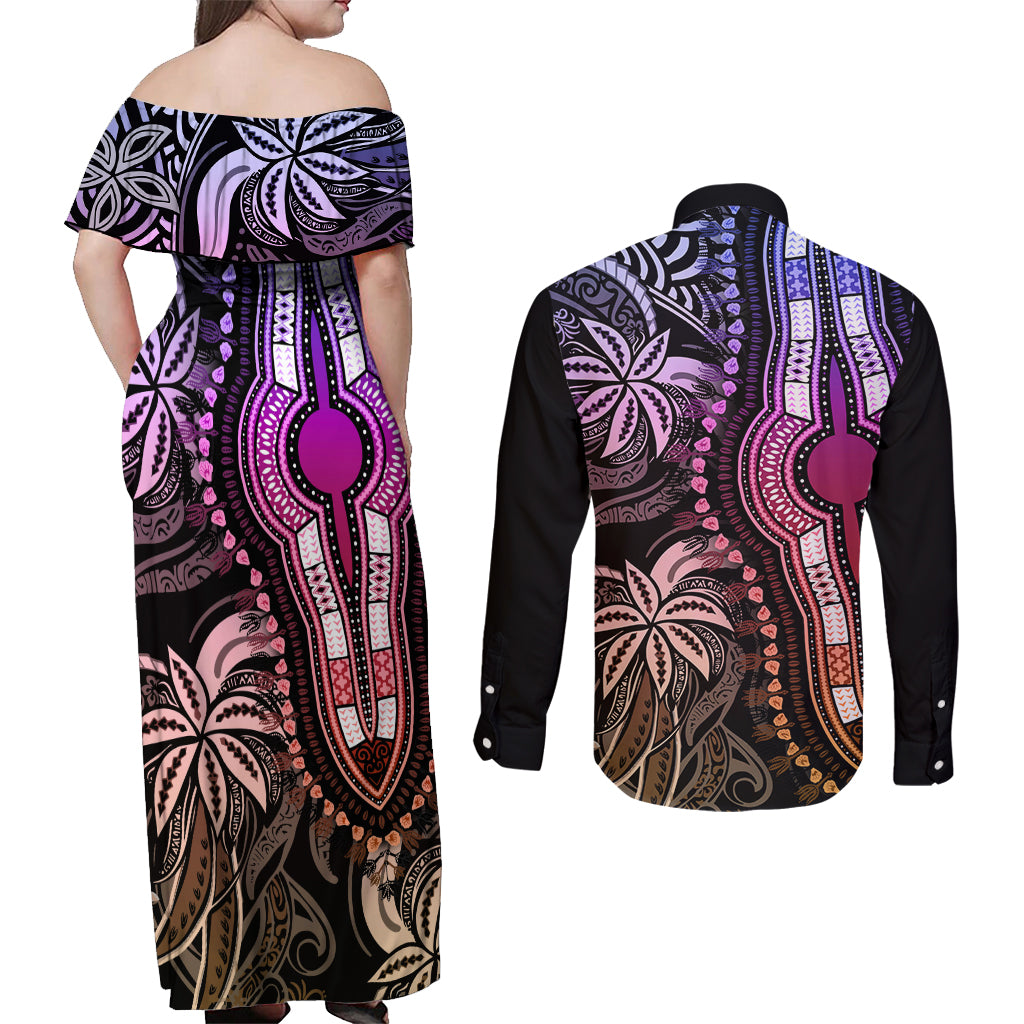 polynesia-dashiki-couples-matching-off-shoulder-maxi-dress-and-long-sleeve-button-shirts-polynesia-and-africa-traditional-special-together-pastel