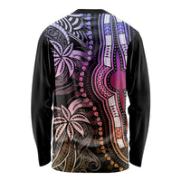Polynesia Dashiki Long Sleeve Shirt Polynesia and Africa Traditional Special Together Pastel LT9 - Polynesian Pride