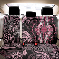 Polynesia Dashiki Back Car Seat Cover Polynesia and Africa Traditional Special Together Pink