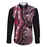 polynesia-dashiki-family-matching-tank-maxi-dress-and-hawaiian-shirt-polynesia-and-africa-traditional-special-together-pink