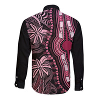 polynesia-dashiki-long-sleeve-button-shirt-polynesia-and-africa-traditional-special-together-pink