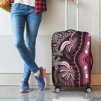 Polynesia Dashiki Luggage Cover Polynesia and Africa Traditional Special Together Pink LT9 - Polynesian Pride