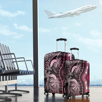 Polynesia Dashiki Luggage Cover Polynesia and Africa Traditional Special Together Pink LT9 - Polynesian Pride
