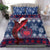 Samoa Manuia Le Kirisimasi Bedding Set Samoan Fishing Tribal Pattern Christmas Vibe LT9 - Polynesian Pride