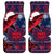 Samoa Manuia Le Kirisimasi Car Mats Samoan Fishing Tribal Pattern Christmas Vibe LT9 Red - Polynesian Pride