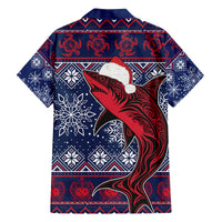 samoa-manuia-le-kirisimasi-family-matching-off-shoulder-maxi-dress-and-hawaiian-shirt-samoan-fishing-tribal-pattern-christmas-vibe