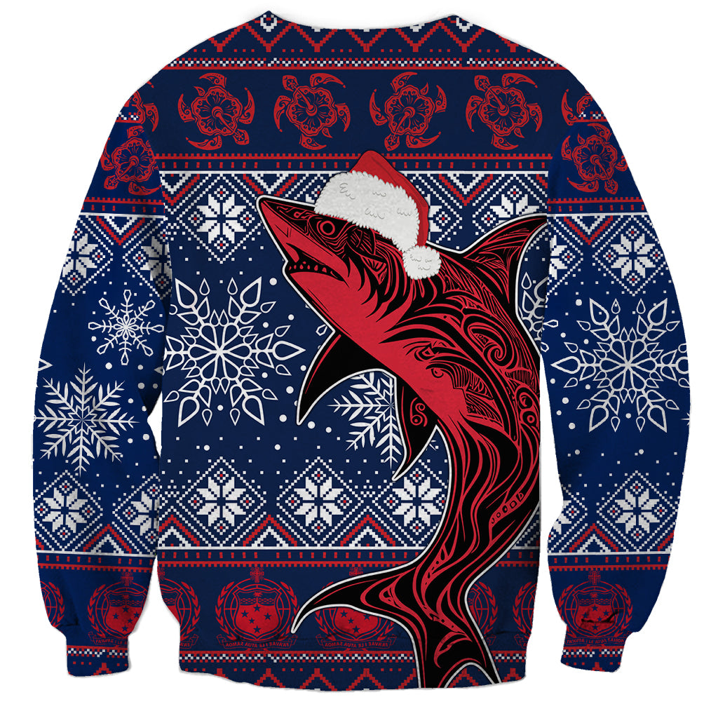 samoa-manuia-le-kirisimasi-sweatshirt-samoan-fishing-tribal-pattern-christmas-vibe
