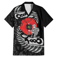 ANZAC Day Aotearoa Silver Fern Maori Personalised Family Matching Mermaid Dress and Hawaiian Shirt