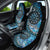 New Zealand Darts Personalised Car Seat Cover Aotearoa Silver Fern Blue Papua Shell Spirit