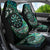 New Zealand Darts Personalised Car Seat Cover Aotearoa Silver Fern Green Papua Shell Spirit