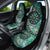 New Zealand Darts Personalised Car Seat Cover Aotearoa Silver Fern Green Papua Shell Spirit