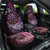 New Zealand Darts Personalised Car Seat Cover Aotearoa Silver Fern Pink Papua Shell Spirit