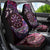 New Zealand Darts Personalised Car Seat Cover Aotearoa Silver Fern Pink Papua Shell Spirit