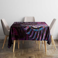 New Zealand Darts Personalised Tablecloth Aotearoa Silver Fern Pink Papua Shell Spirit LT9 - Polynesian Pride