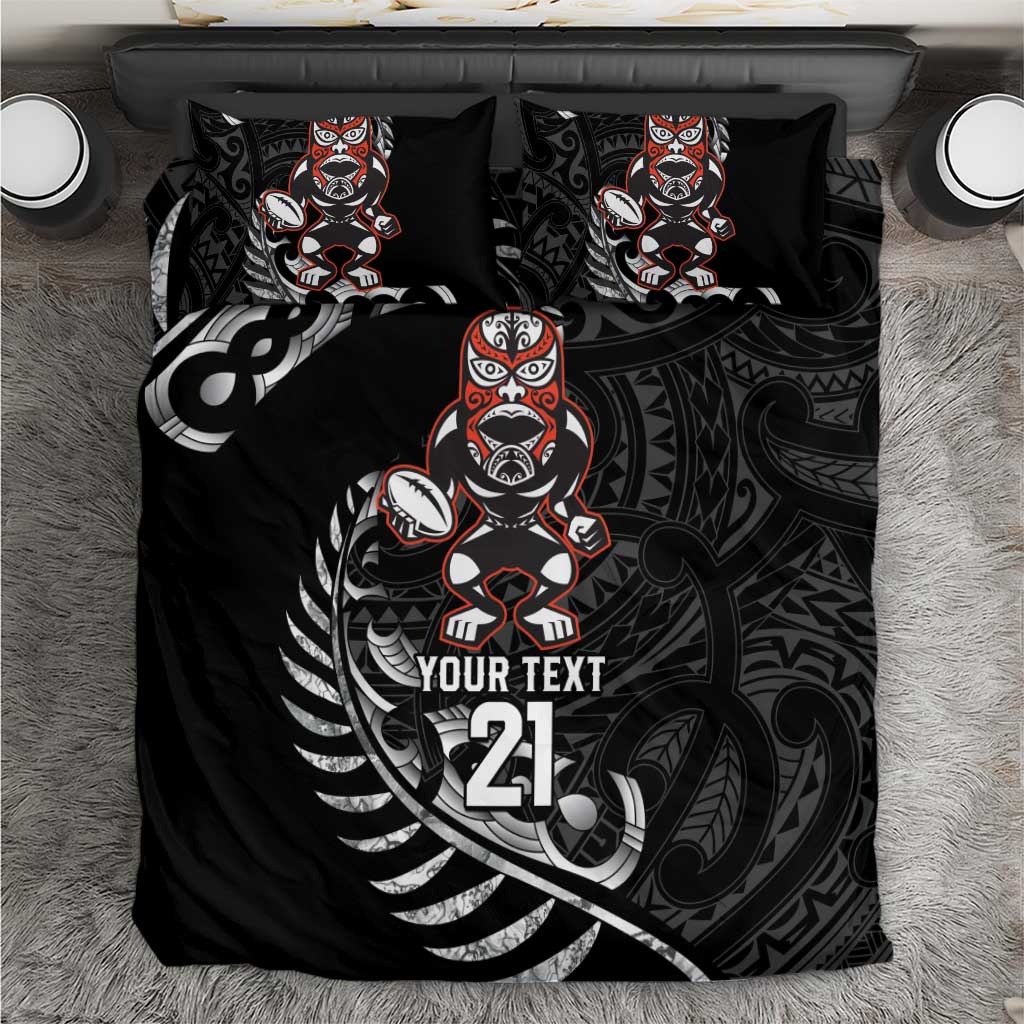 New Zealand Indigenous-Maori Rugby Custom Bedding Set