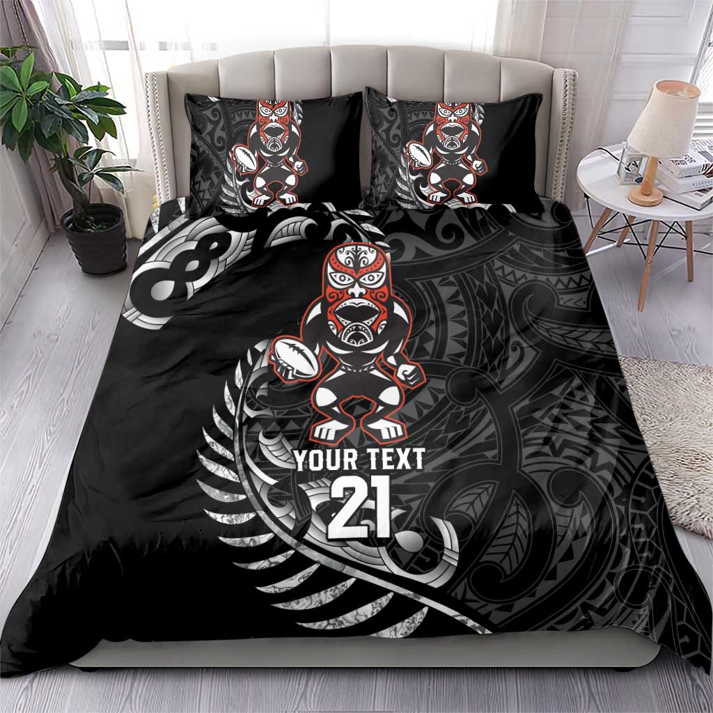 New Zealand Indigenous-Maori Rugby Custom Bedding Set
