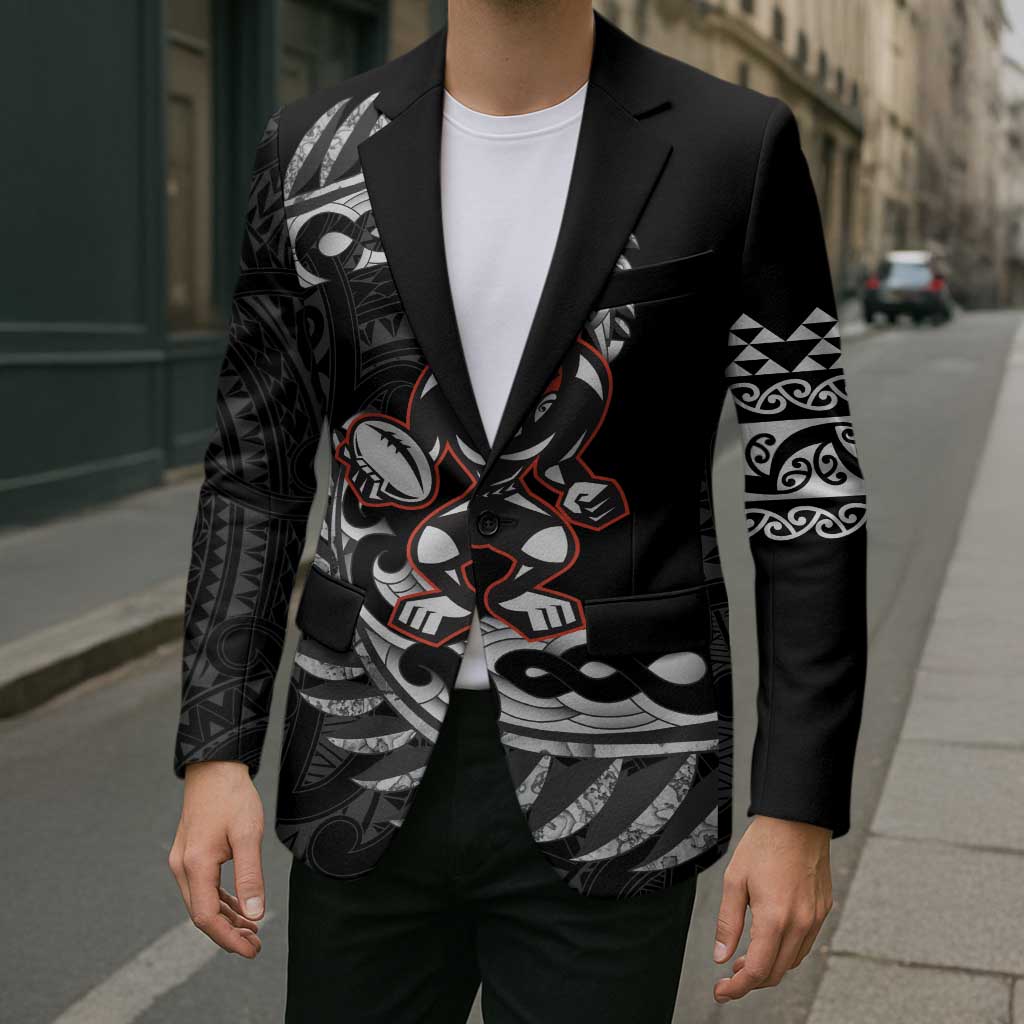 New Zealand Indigenous-Maori Rugby Custom Blazer LT9 - Polynesian Pride