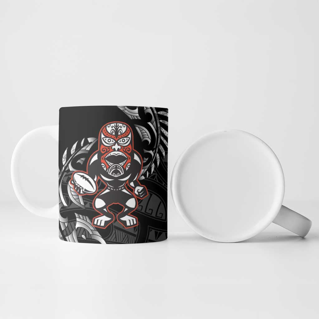 New Zealand Indigenous-Maori Rugby Custom Ceramic Mug - Polynesian Pride