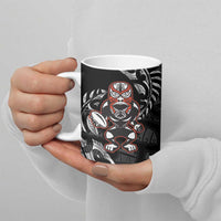 New Zealand Indigenous-Maori Rugby Custom Ceramic Mug - Polynesian Pride