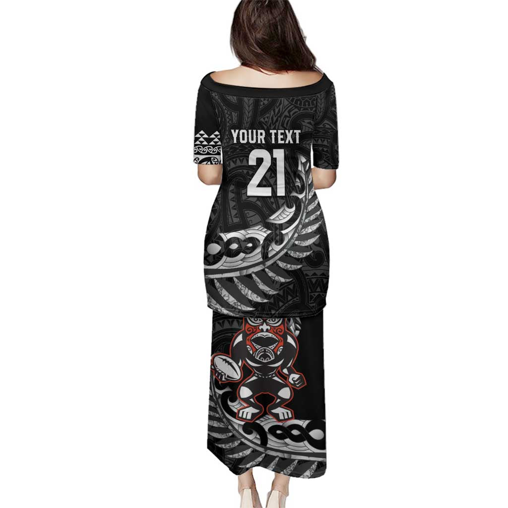 New Zealand Indigenous-Maori Rugby Custom Family Matching Puletasi and Hawaiian Shirt LT9 - Polynesian Pride