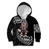 New Zealand Indigenous-Maori Rugby Custom Kid Hoodie