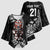 New Zealand Indigenous-Maori Rugby Custom Kimono Sleeve Blouse - Polynesian Pride