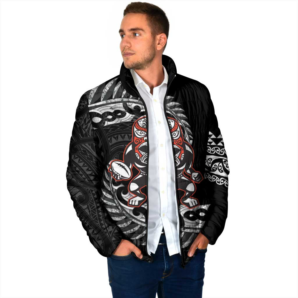 New Zealand Indigenous-Maori Rugby Custom Padded Jacket - Polynesian Pride