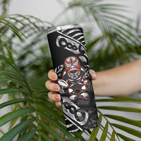 New Zealand Indigenous-Maori Rugby Custom Skinny Tumbler LT9 - Polynesian Pride
