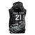 New Zealand Indigenous-Maori Rugby Custom Sleeveless Zip Hoodie - Polynesian Pride