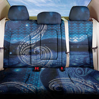 New Zealand Matariki Back Car Seat Cover Taniko Aramoana With Koru Galaxy Sky Night LT9 One Size Galaxy - Polynesian Pride