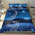 New Zealand Matariki Bedding Set Taniko Aramoana With Koru Galaxy Sky Night