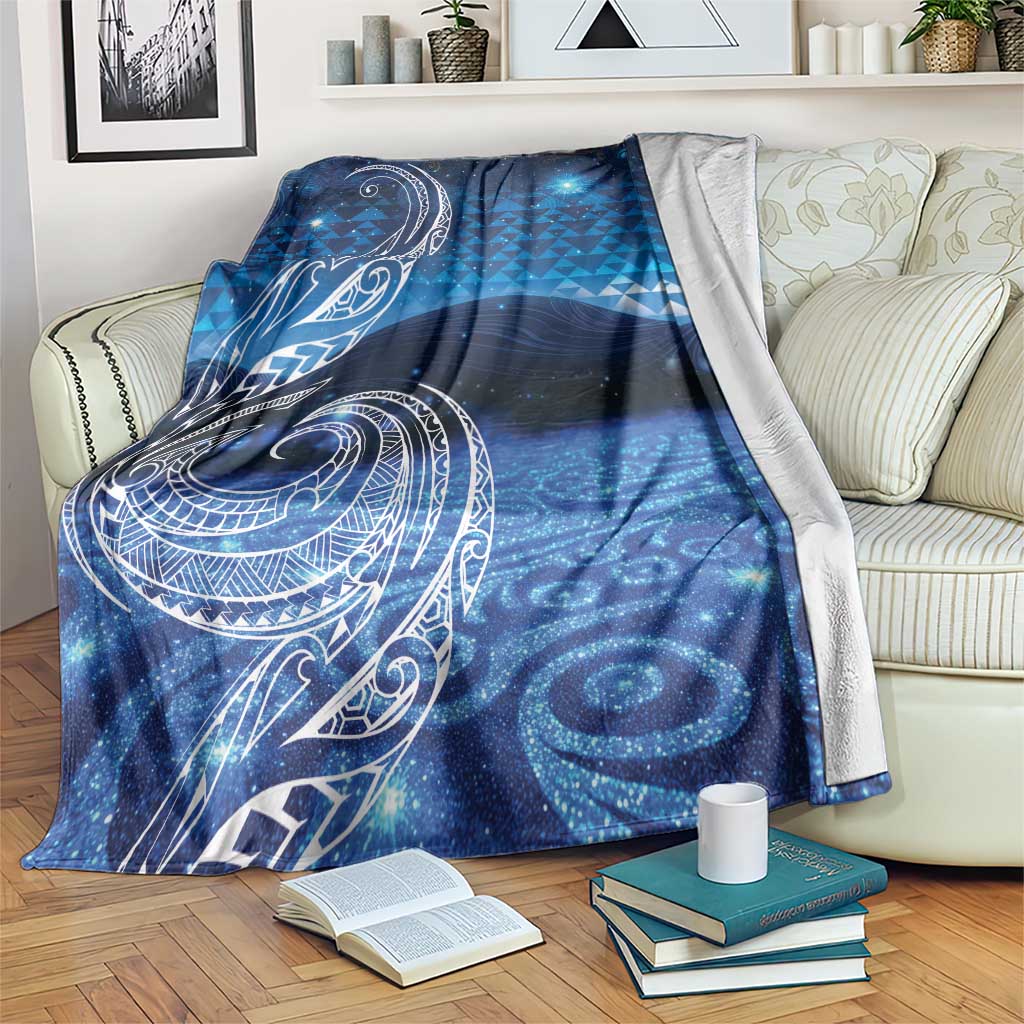 New Zealand Matariki Blanket Taniko Aramoana With Koru Galaxy Sky Night