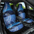 New Zealand Matariki Car Seat Cover Taniko Aramoana With Koru Galaxy Sky Night