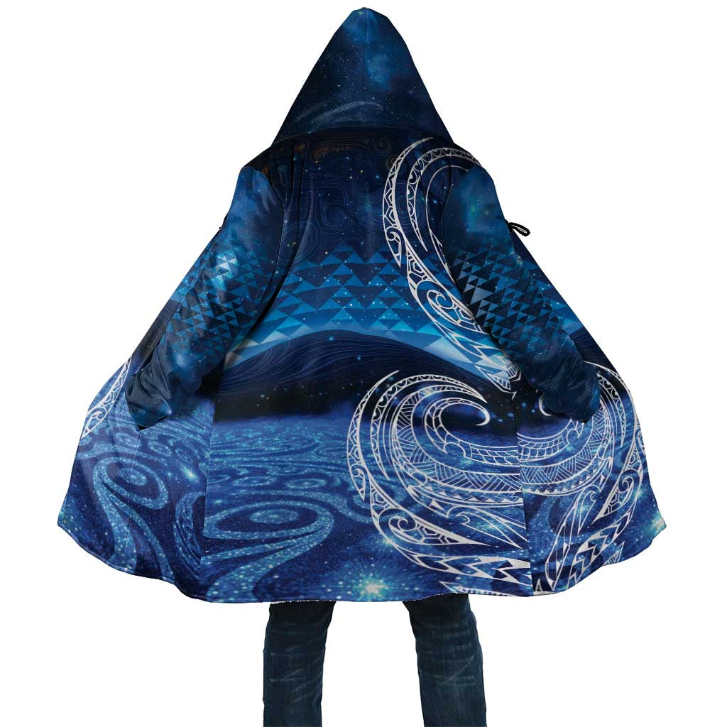 New Zealand Matariki Cloak Taniko Aramoana With Koru Galaxy Sky Night - Polynesian Pride