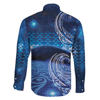 New Zealand Matariki Family Matching Mermaid Dress and Hawaiian Shirt Taniko Aramoana With Koru Galaxy Sky Night LT9 - Polynesian Pride