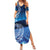 New Zealand Matariki Family Matching Summer Maxi Dress and Hawaiian Shirt Taniko Aramoana With Koru Galaxy Sky Night