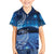 New Zealand Matariki Family Matching Summer Maxi Dress and Hawaiian Shirt Taniko Aramoana With Koru Galaxy Sky Night