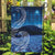 New Zealand Matariki Garden Flag Taniko Aramoana With Koru Galaxy Sky Night