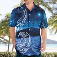 New Zealand Matariki Hawaiian Shirt Taniko Aramoana With Koru Galaxy Sky Night LT9 - Polynesian Pride