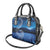 New Zealand Matariki Shoulder Handbag Taniko Aramoana With Koru Galaxy Sky Night