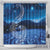 New Zealand Matariki Shower Curtain Taniko Aramoana With Koru Galaxy Sky Night